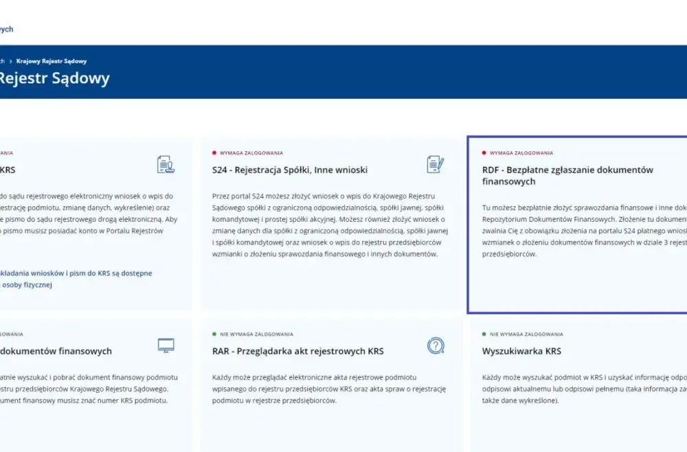 Jak pobrać sprawozdanie finansowe z KRS bez zbędnych problemów