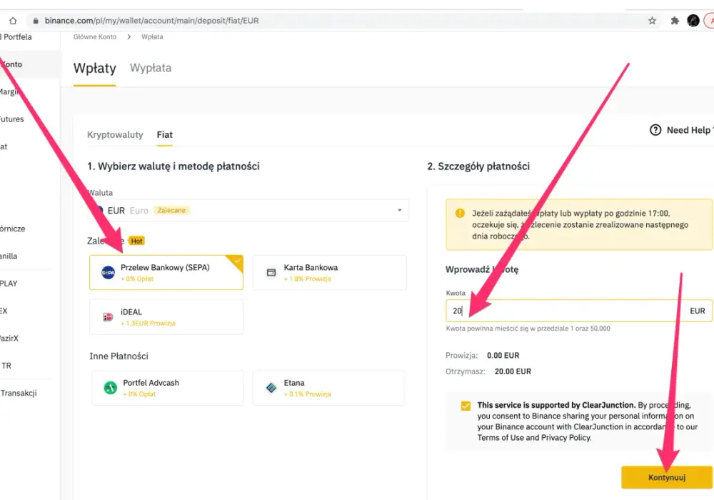 Jak przelać krypto z Revolut na Binance bez ryzyka utraty środków