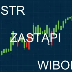 Wibor to wskaźnik, który zastąpił POLSTR. Wykres świecowy pokazuje jego zmienność.