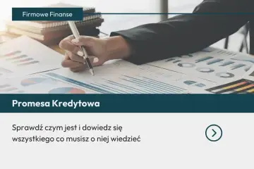 Ręka pisze na wykresach, analizując promesę kredytową. Dowiedz się więcej o finansach firmowych.