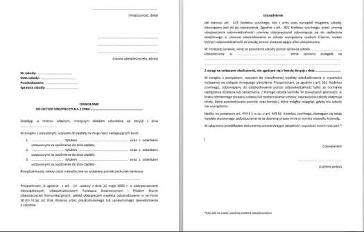 Odwołanie od decyzji ubezpieczyciela - Jak skutecznie walczyć o swoje?