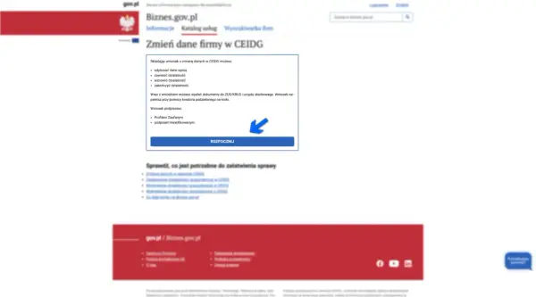 Zmiana danych w CEIDG - Jak to zrobić dobrze?